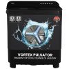 Haier 10 kg 5 Star Toughened Glass & Vortex pulsator Semi Automatic Top Load (HTW100-178BKN,Black)
