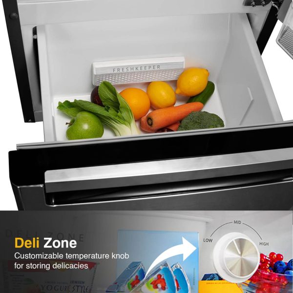 Whirlpool 228 L (283D) Frost Free Triple-Door Refrigerator (FP 283D PROTTON ROY GERMAN STEEL (Z) Double Door Refrigerator space)