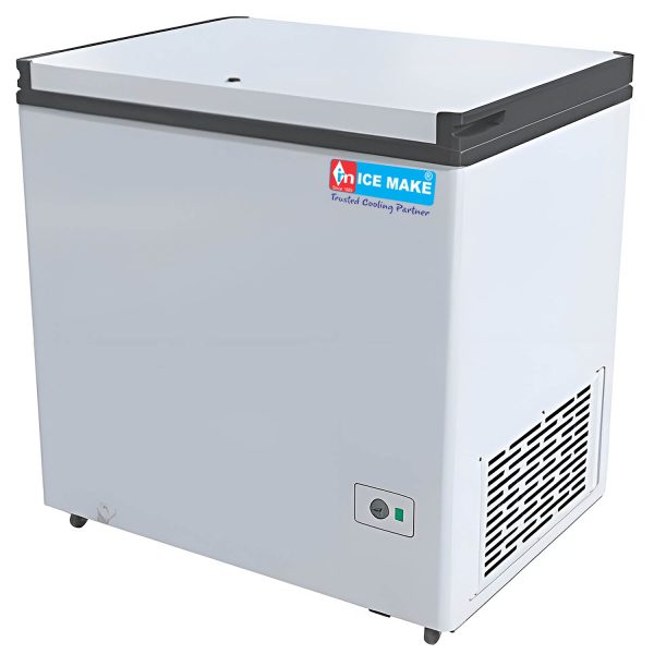 Icemake IHT250 SD, 210 Litre Convertible Single Door Deep Freezer, White