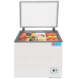 Icemake IHT250 SD, 210 Litre Convertible Single Door Deep Freezer, White