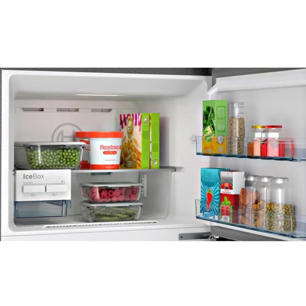 Bosch 368L 2 Star Frost Free Double Door Refrigerator (CTC39K22NI, Black, Inverter Compressor, Multi Airflow, FreshSense Technology)