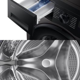 Samsung WW12DG5B24AXTL, 12Kg Fully Automatic Front Load Machine with AI Ecobubble, AI Energy Mode and 20 Year Motor Warranty, Inox