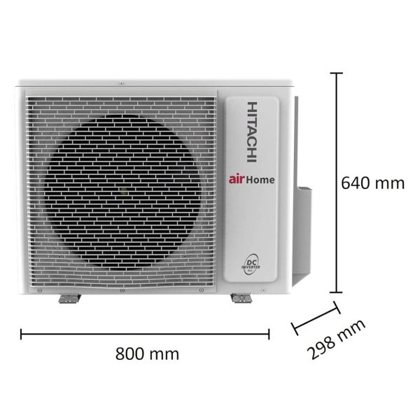 Hitachi G324PCCISS, 2 Ton 3 Star Ice Clean Xpandable Plus Inverter Split AC with 100% Copper and Dust Filter, Dual Gold