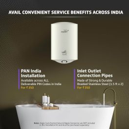 V-Guard Valco Tez, 6 Litre Storage Water Heater with Anti Corrosion Tank Coating, 8 Bar Pressure and 5 Star Rating, White