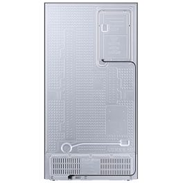 Samsung RS76CG80X0S9, 653 Litre 2 Star Side by Side Refrigerator with 5-in-1 Convertible Modes and 20 Year Compressor Warranty, Refined Inox