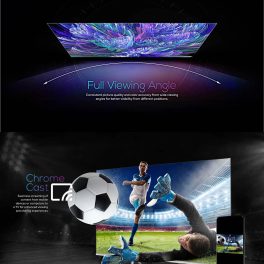 Haier 43P7GT, 4K Smart Google TV with Hands Free Voice Control, Dolby Atmos and Metal Bezeless Design, Black