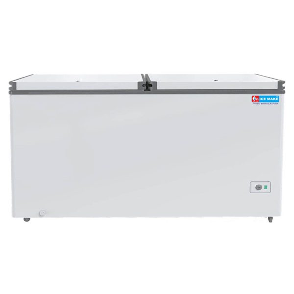 Icemake IFC525 DD, 495 Litre 2 In 1 Convertible Double Door Combi (Freezer & Cooler), Auto Defrost, White