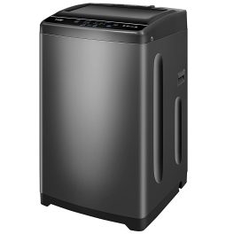 Haier HWM80-316BK, 8 Kg 5 Star Top Load Fully Automatic Washing Machine With Ultra Fresh Air, Oceanus Wave Drum, Black