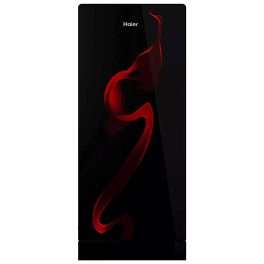 Haier 190 L, 5 Star, Spiral Glass Finish Direct Cool Single Door Refrigerator with Base Drawer REF HRD-2105PSG-P