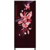 Haier HRD-2103CRO-P, 190 Litre 3 Star Direct Cool-Single Door Refrigerator with 1 Hour Icing Technology, Red Opal
