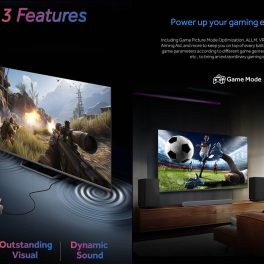 Haier H43S80FUX, 43 inch (108cm) HDR QLED Google TV with Dolby Vision Atmos and Hands Free Voice Control