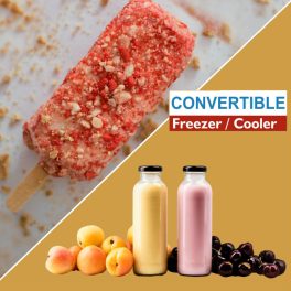 Icemake IHT650 TD, 600 Litre 4 Star 2 In 1 Convertible Triple Door Deep Freezer, 100% Copper Cooling Coil with Auto Defrost, White