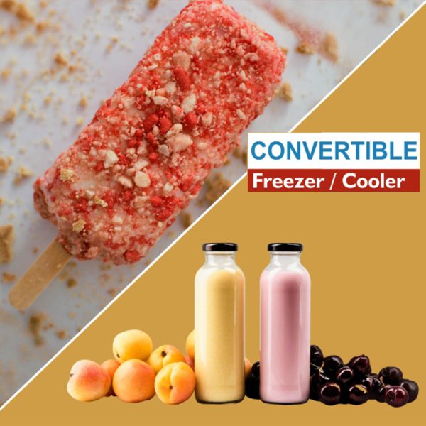 Icemake IFC525 DD, 495 Litre 2 In 1 Convertible Double Door Combi (Freezer & Cooler), Auto Defrost, White