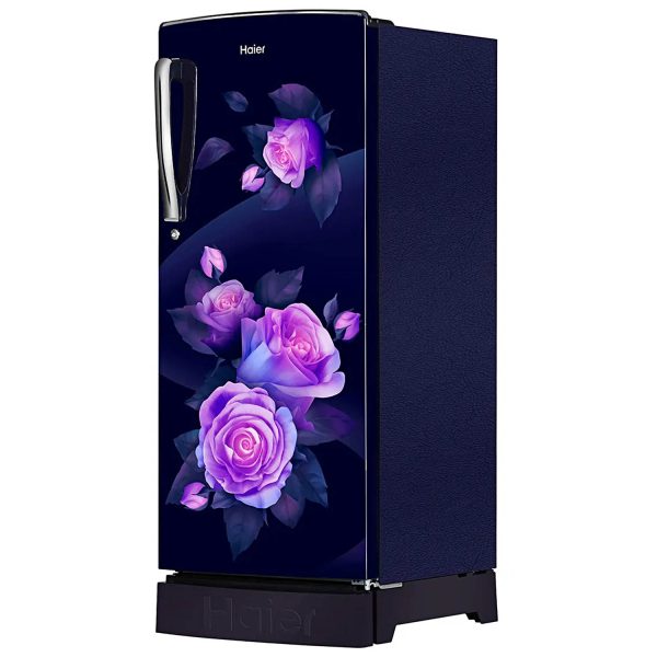 Haier 205 L, 3 Star, Marine rose Finish Direct Cool Single Door Refrigerator with Base Drawer REF HRD-2263PMR-N