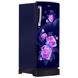 Haier 205 L, 3 Star, Marine rose Finish Direct Cool Single Door Refrigerator with Base Drawer REF HRD-2263PMR-N