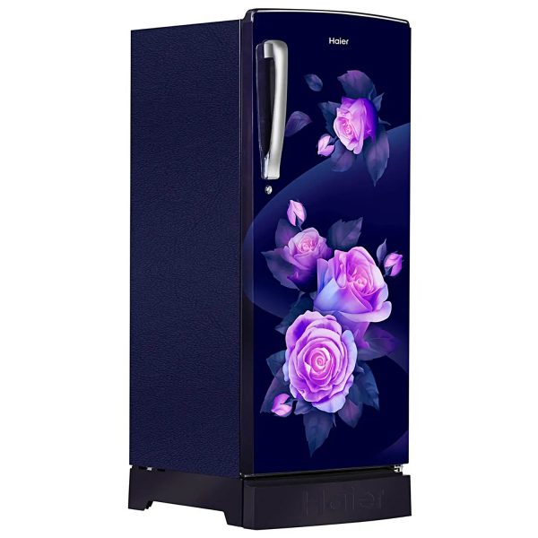 Haier 205 L, 3 Star, Marine rose Finish Direct Cool Single Door Refrigerator with Base Drawer REF HRD-2263PMR-N