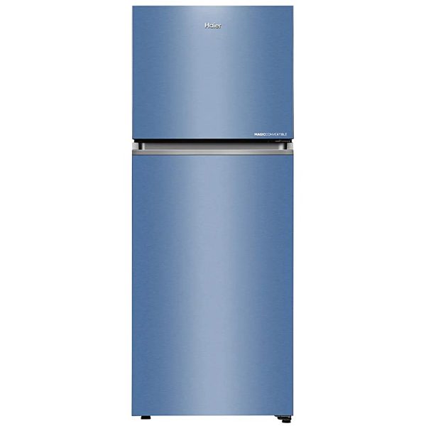 Haier HRF-3782BGI-P, 328 Litre 2 Star Double Door Refrigerator, 1 Hour Icing Technology & Magic Cooling, 10-in-1 Convertible, Green IONX