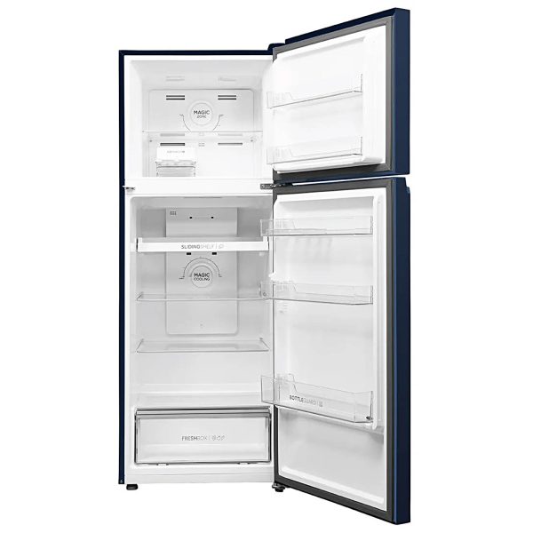 Haier HRF-3782BGI-P, 328 Litre 2 Star Double Door Refrigerator, 1 Hour Icing Technology & Magic Cooling, 10-in-1 Convertible, Green IONX