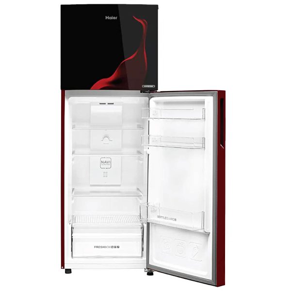 Haier 240 Litres 2 Star Frost Free 5 In 1 Convertable Twin Energy Saving Top Mount Refrigerator (HRF-2902CSG-P, Spiral Glass)