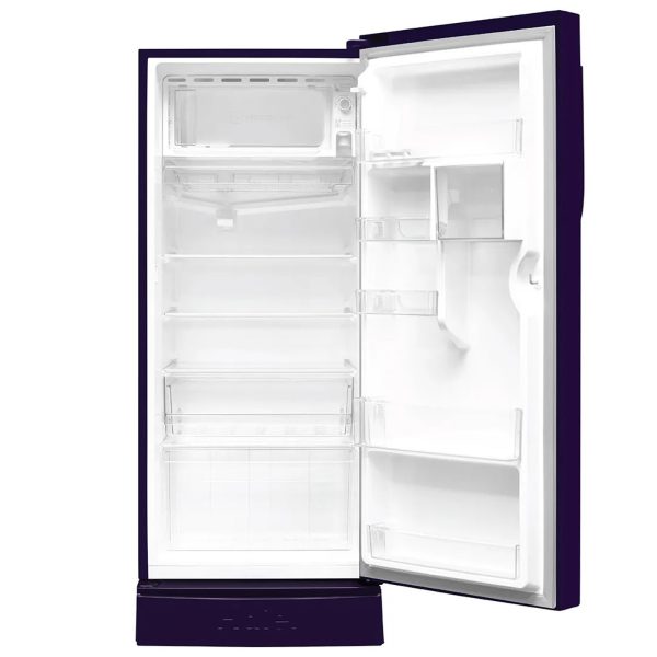 Haier 190 L, 5 Star, Marine Rose Finish Direct Cool Single Door Refrigerator with Base Drawer REF HRD-2105PMR-P