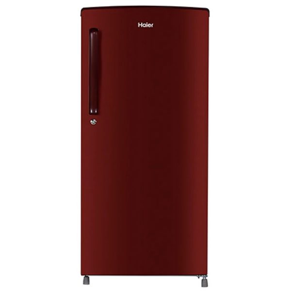 Haier 165 L 1 Star Direct Cool Single Door Refrigerator(Red Mono Finish, HRD-1861BBR-N)