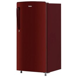 Haier 165 L 1 Star Direct Cool Single Door Refrigerator(Red Mono Finish, HRD-1861BBR-N)