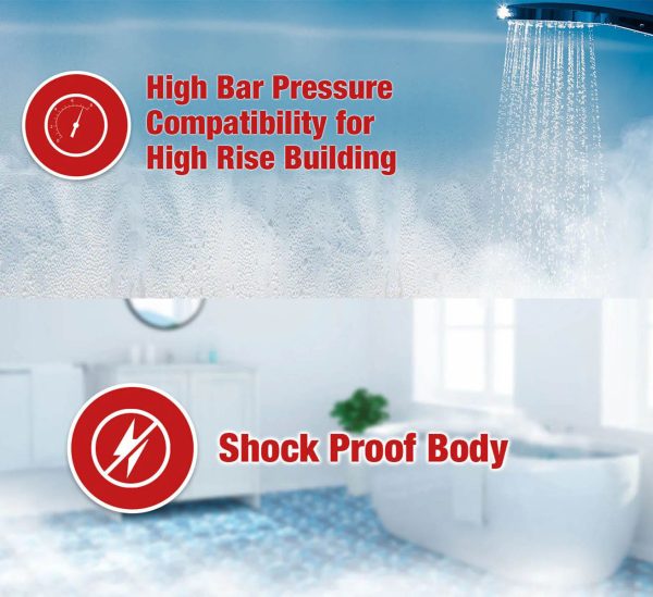 Kenstar INSTE 5.9 L, Free Pipe, 3000-Watts Powerful Heating, Electric Instant Water Heater (Geyser) High Grade SS Tank with Advanced 4 Level Safety Rust-Proof, White & Green