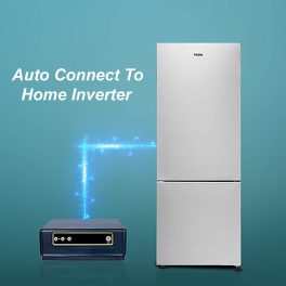 Haier 300 L, 2 Star, Twin Inverter Technology, Frost Free Double Door Bottom Mount Refrigerator (HRB-3502BS-P, Brushline Silver)