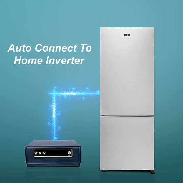 Haier 300 L, 2 Star, Twin Inverter Technology, Frost Free Double Door Bottom Mount Refrigerator (HRB-3502BS-P, Brushline Silver)