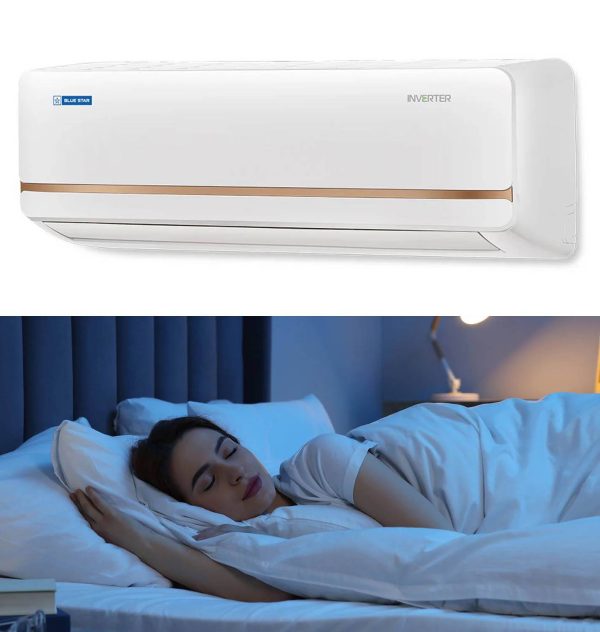 BlueStar IE312PNU, 1 Ton 3 Star Inverter Split AC with 5-in-1 Convertible, 4 Way Swing and I-Self Clean Technology, White