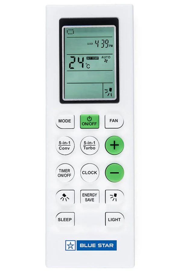 BlueStar IE312PNU, 1 Ton 3 Star Inverter Split AC with 5-in-1 Convertible, 4 Way Swing and I-Self Clean Technology, White