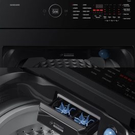Samsung WA80F10S2CTL, 10 kg 5 Star Wi-Fi Inverter Fully Automatic Top Load Washing Machine, AI VRT+ Technology, Deep Charcoal