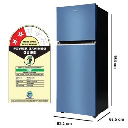 Haier HRF-3782BGI-P, 328 Litre 2 Star Double Door Refrigerator, 1 Hour Icing Technology & Magic Cooling, 10-in-1 Convertible, Green IONX