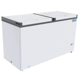 Icemake IHT350 DD, 305 Litre 4 Star Convertible Double Door Auto Defrost Deep Freezer, White