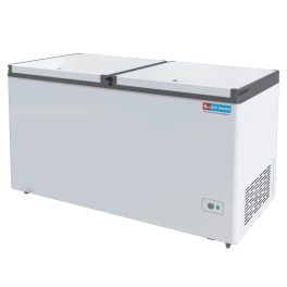 Icemake IFC525 DD, 495 Litre 2 In 1 Convertible Double Door Combi (Freezer & Cooler), Auto Defrost, White