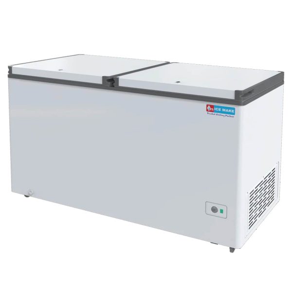 Icemake IFC525 DD, 495 Litre 2 In 1 Convertible Double Door Combi (Freezer & Cooler), Auto Defrost, White
