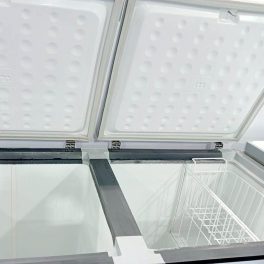 Icemake IHT350 DD, 305 Litre 4 Star Convertible Double Door Auto Defrost Deep Freezer, White