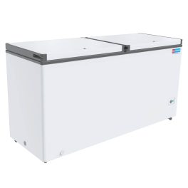 Icemake IFC525 DD, 495 Litre 2 In 1 Convertible Double Door Combi (Freezer & Cooler), Auto Defrost, White
