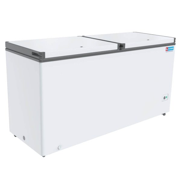 Icemake IFC525 DD, 495 Litre 2 In 1 Convertible Double Door Combi (Freezer & Cooler), Auto Defrost, White