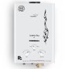 V-Guard Safeflo Prime 6Lit LPG Gas Geyser | Non storage water heater | 6Ltr Capacity | 2 Yr Warranty | (Wall Mounting) |(White)