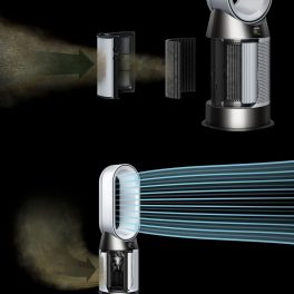 Dyson HP10, Hot+Cool Air Purifier Covering Up-To 850 Square Feet with Advanced HEPA H13, 3 Stage Filtration, Night Mode and Remote Controlled, White