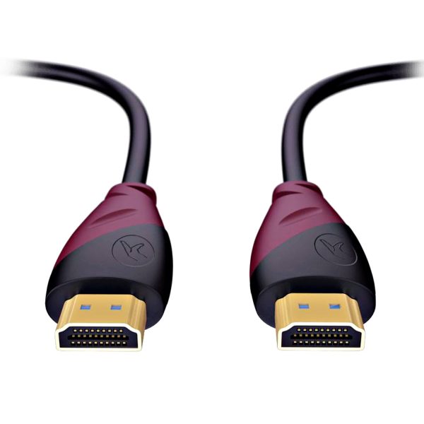 FINGERS Mega View 5 METER, HDMI-to-HDMI Cable - Ethernet, 4K HDR, 18 Gbps, Simple Plug-n-Play, Black