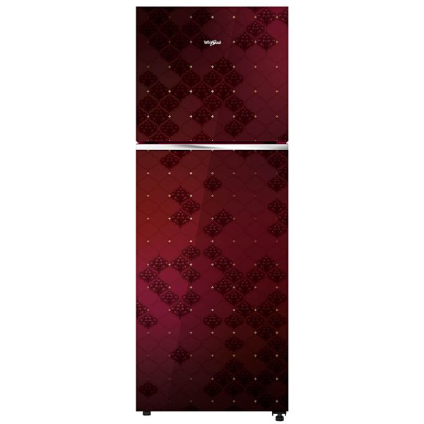 Whirlpool NEO278GD PRM, 235 L 2 Star Frost-Free Double Door Refrigerator, 10 Years Warranty on Compressor, Swarna Ruby