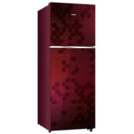 Whirlpool NEO278GD PRM, 235 L 2 Star Frost-Free Double Door Refrigerator, 10 Years Warranty on Compressor, Swarna Ruby