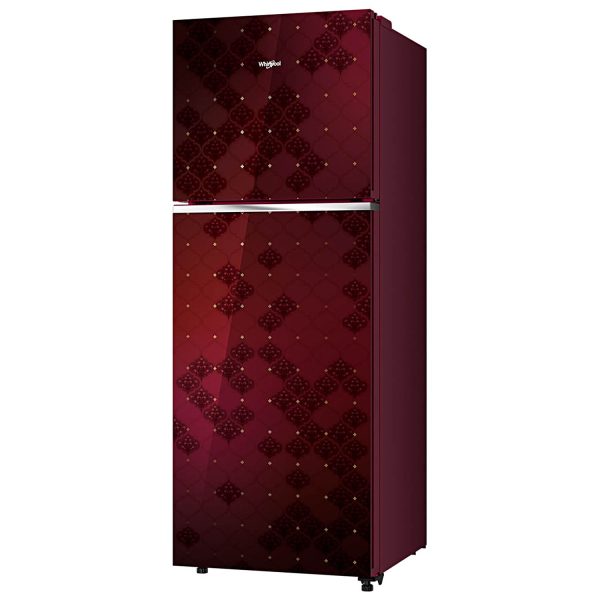 Whirlpool NEO278GD PRM, 235 L 2 Star Frost-Free Double Door Refrigerator, 10 Years Warranty on Compressor, Swarna Ruby