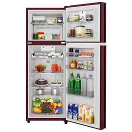 Whirlpool NEO278GD PRM, 235 L 2 Star Frost-Free Double Door Refrigerator, 10 Years Warranty on Compressor, Swarna Ruby