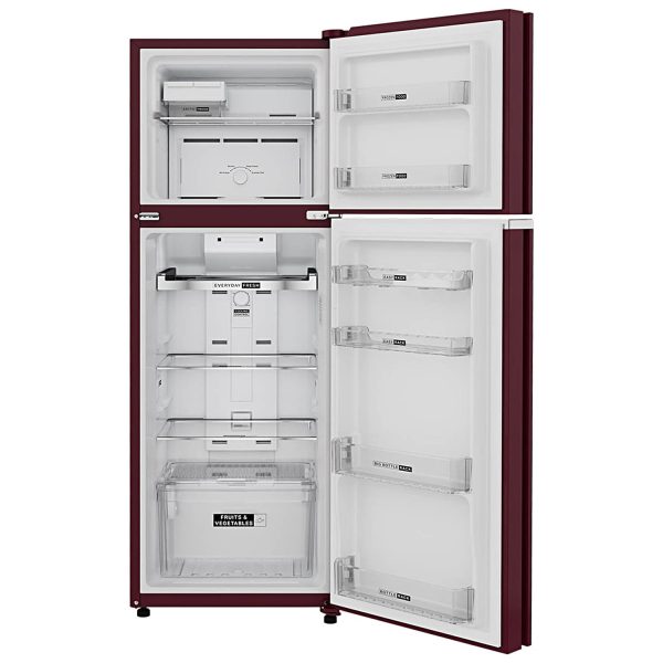 Whirlpool NEO278GD PRM, 235 L 2 Star Frost-Free Double Door Refrigerator, 10 Years Warranty on Compressor, Swarna Ruby