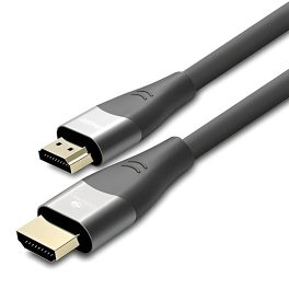 Portronics 2059 K-Sync, 4K 60Hz HDMI to HDMI Cable, 5M Length with Support eARC and Compatible with Smart HDTV, Laptop, Monitor, Projector, eARC enable Soundbar, Black