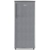 Akai AKDD2353-PHLG, 215 (L) 3 Star Direct Cool-Single Door Refrigerator, Wide Voltage, Manual+Push Defrost, Soft Crisper, LED Light, Hair Line Grey