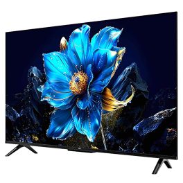 TCL 65P7K-UK, 165.1cm (65 inch) QLED 4K Ultra HD HDR Google TV (Google Assistant, BBC iPlayer, Dolby Atmos, Dolby Vision, HDR10+, 120Hz Game Accelerator, Motion Clarity, Black